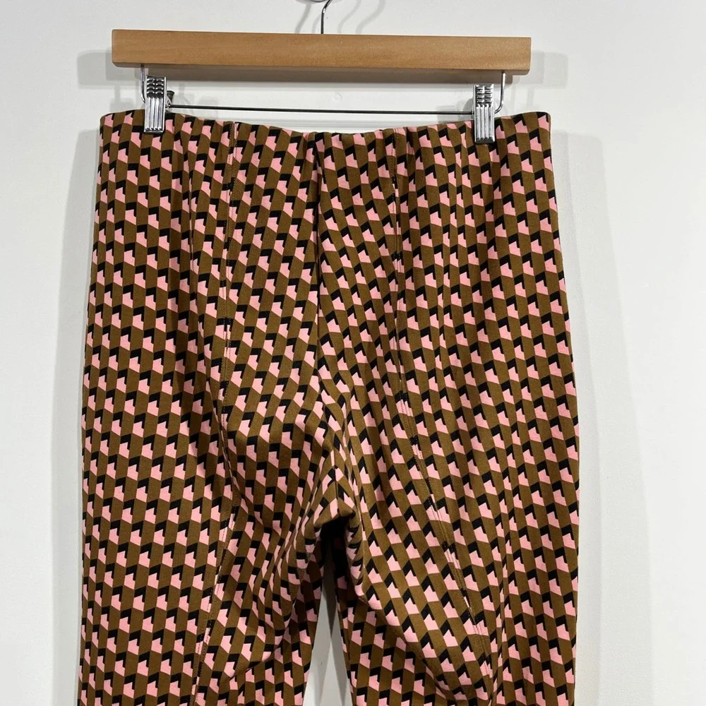 Maeve Anthropologie Margot Crop Kick Flare Pants Women Medium Stretch Retro Boho - Picture 10 of 13